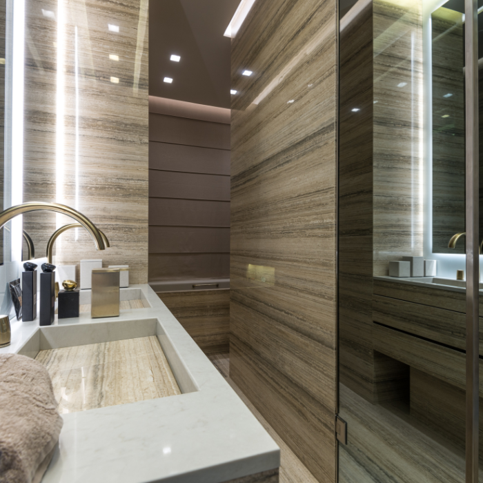 Carrelage gres cerame salle de bain — chantier de carrelage à La Londe-les-Maures