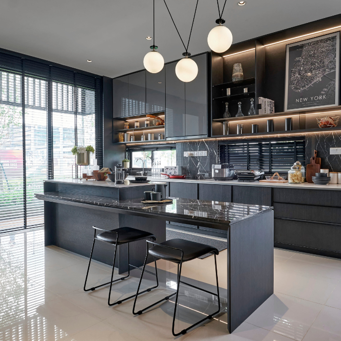 Cuisine carrelage — chantier de carrelage à La Londe-les-Maures