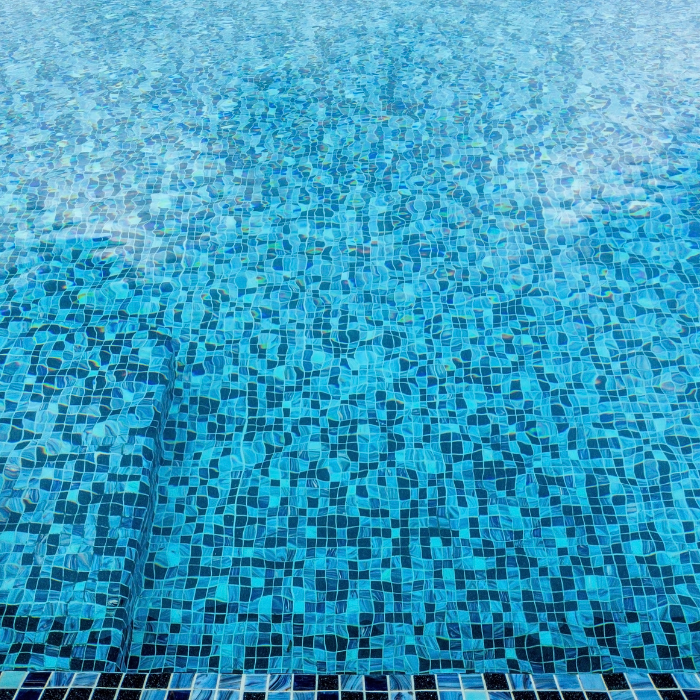 Mosaique piscine — chantier de carrelage à La Londe-les-Maures